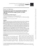 Evaluating the impact of a computerized surveillance algorithm and decision support system on sepsis mortality