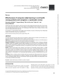Effectiveness of computer-aided learning in oral health among patients and caregivers: A systematic review