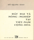 Đất đai tại Việt Nam Cộng Hòa: Phần 1