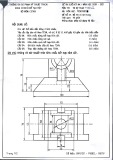 Đề thi học kì 1 môn Vẽ kỹ thuật năm 2020-2021 có đáp án - Trường ĐH Sư Phạm Kỹ Thuật TP.HCM