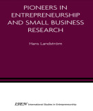 Ebook Pioneers in entrepreneurship and small business research: Part 1