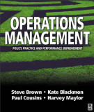 Ebook Operations management: Policy, practice and performance improvement – Part 1