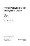 Ebook Entrepreneurship: The engine of growth ( Volume 1: People)