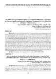 Nghiên cứu quy trình chiết xuất nhóm phenolic và sơ bộ đánh giá khả năng kháng oxy hóa invitro của cây quả nổ (Ruellia tuberosa L.)