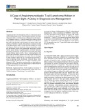 A case of angioimmunoblastic T-cell lymphoma hidden in plain sight: A delay in diagnosis and management