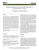 Cholinergic mushroom poisoning with a detection of muscarine toxin in urine