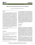 Statin-induced necrotizing autoimmune myositis