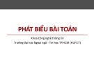 Bài giảng Kỹ thuật lập trình: Chương 1 - Trường Đại học Ngoại ngữ - Tin học TP.HCM