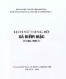 Ebook Lịch sử Đảng bộ xã Điềm Mặc (1946-2015): Phần 2