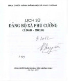 Ebook Lịch sử Đảng bộ xã Phú Cường (1946-2010): Phần 2