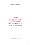 Tài liệu giảng dạy và học tập lịch sử địa phương (Dùng cho các trường Tiểu học trên địa bàn huyện Bù Đăng)