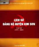 Ebook Lịch sử Đảng bộ huyện Kim Sơn (1975-2005): Phần 1 (Tập 3)