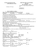 Đề thi học kì 2 môn Hóa học lớp 10 năm 2022-2023 - Trường THPT Đỗ Đăng Tuyển, Quảng Nam