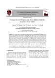 Foreign investor trading and stock market stability: Evidence from VN30