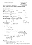 Đề thi giữa học kì 1 môn Toán lớp 9 năm 2022-2023 có đáp án - Trường THCS Trực Hưng