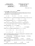 Đề thi giữa học kì 2 môn Toán lớp 9 năm 2022-2023 có đáp án - Trường THCS Yên Nghĩa