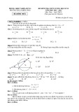 Đề thi học kì 2 môn Toán lớp 9 năm 2022-2023 có đáp án - Trường THCS Nghĩa Thái