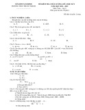 Đề thi giữa học kì 1 môn Toán lớp 9 năm 2022-2023 có đáp án - Trường THCS Trung Thành