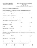 Đề thi giữa học kì 1 môn Toán lớp 9 năm 2022-2023 có đáp án - Trường THCS Nghĩa Bình
