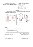 Đề thi kết thúc môn Lắp mạch điện tử cơ bản có đáp án - Trường TCNDTNT Bắc Quang (Đề số 3)