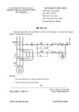 Đề thi kết thúc môn Lắp mạch trang bị điện có đáp án - Trường TCNDTNT Bắc Quang (Đề số 3)