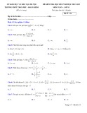 Đề thi học kì 2 môn Toán lớp 11 năm 2022-2023 - Trường THPT Trần Phú - Hoàn Kiếm