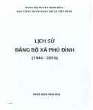 Ebook Lịch sử Đảng bộ xã Phú Đình (1946-2016): Phần 1
