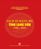 Ebook Lịch sử Đảng bộ tỉnh Lạng Sơn (1986-2020): Phần 2