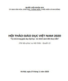 Tài liệu phục vụ Hội thảo - Hội thảo giáo dục Việt Nam 2020 (Quyển 2)