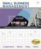 Ebook Small business management: Launching and growing entrepreneurial ventures – Part 2