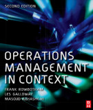 Ebook Operations management in context (2nd edition): Part 1