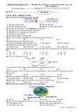 Đề thi học kì 2 môn Sinh học lớp 9 năm 2022-2023 có đáp án - Trường THCS Đồng Tâm