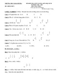 Đề thi giữa học kì 2 môn Toán lớp 6 năm 2022-2023 có đáp án - Trường THCS Giao Hương