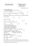 Đề thi học kì 2 môn Toán lớp 6 năm 2022-2023 có đáp án - Trường THCS Hải Phương
