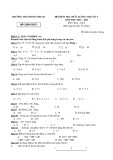 Đề thi học kì 1 môn Toán lớp 6 năm 2022-2023 có đáp án - Trường THCS Hồng Thuận
