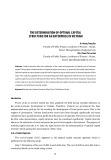 The determination of optimal capital structure for an enterprise in Vietnam