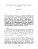 Determinants influencing the intention to use loan sharks for students in vietnam universities: Empirical evidence of Vietnam