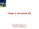 Lecture Database system concepts (6/e): Chapter 4 - Silberschatz, Korth, Sudarshan