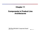 Lecture Building reliable component-based systems - Chapter 11: Components in product line architectures