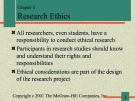 Lecture Communication research - Chapter 5: Research ethics