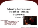 Lecture Fundamental accounting principles (21e) - Chapter 3: Analyzing and recording transactions