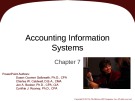 Lecture Fundamental accounting principles (21e) - Chapter 7: Accounting information systems