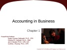 Lecture Fundamental accounting principles (21e) - Chapter 1: Accounting in business