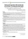 Đánh giá kết quả hỗ trợ điều trị bệnh gút của bài thuốc “Chỉ thống như thần thang”