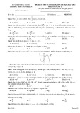 Đề thi học kì 2 môn Toán lớp 12 năm 2022-2023 - Trường THPT Ngô Sĩ Liên, Bắc Giang