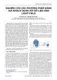 Nghiên cứu các phương pháp đánh giá khách quan với dữ liệu ảnh Light Field