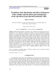 Prediction of the distribution and effect of diameters of the cylinder and the piston post-manufacture on the operation of gas-operated automatic rifles