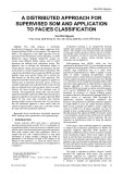 A distributed approach for supervised som and application to facies classification