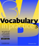 Ebook Vocabulary for practice 3 with tests (Pre-Intermediate)
