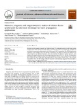 Dielectric, magnetic and magnetoelectric studies of lithium ferrite synthesized by solid state technique for wave propagation applications